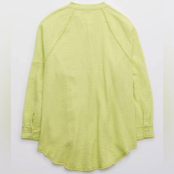 Aerie Pool to Party Swim Cover Up in Mint Colorway Women’s Oversized Top - Picture 4 of 5